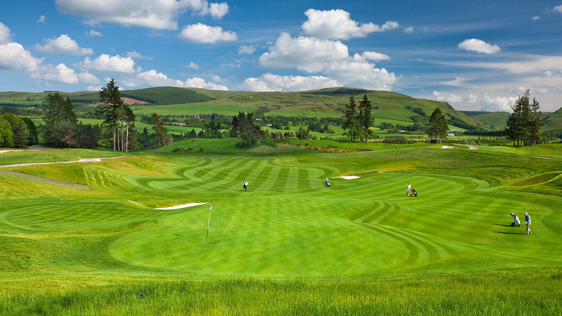 Golfing in Perthshire, Scotland
